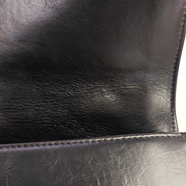 Quilted Calfskin Shoulder Bag Black