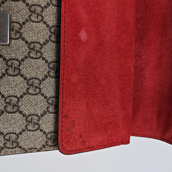 Dionysus Mini Monogram Coated Canvas Beige