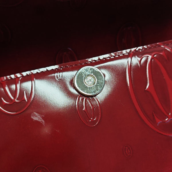 Calfskin Top Handle Bag Red