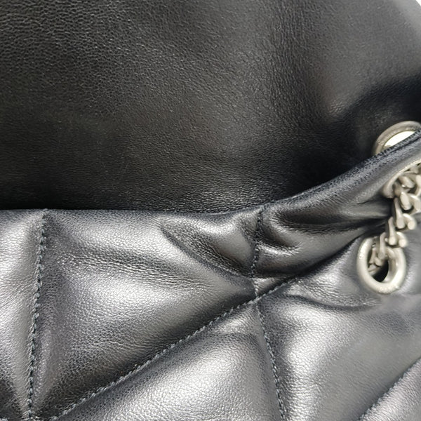 PUFFER Small Quilted Lambskin Black