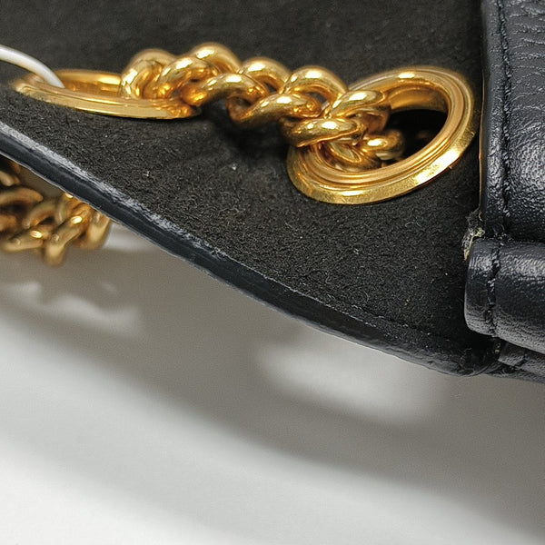 Calfskin Shoulder Bag Black