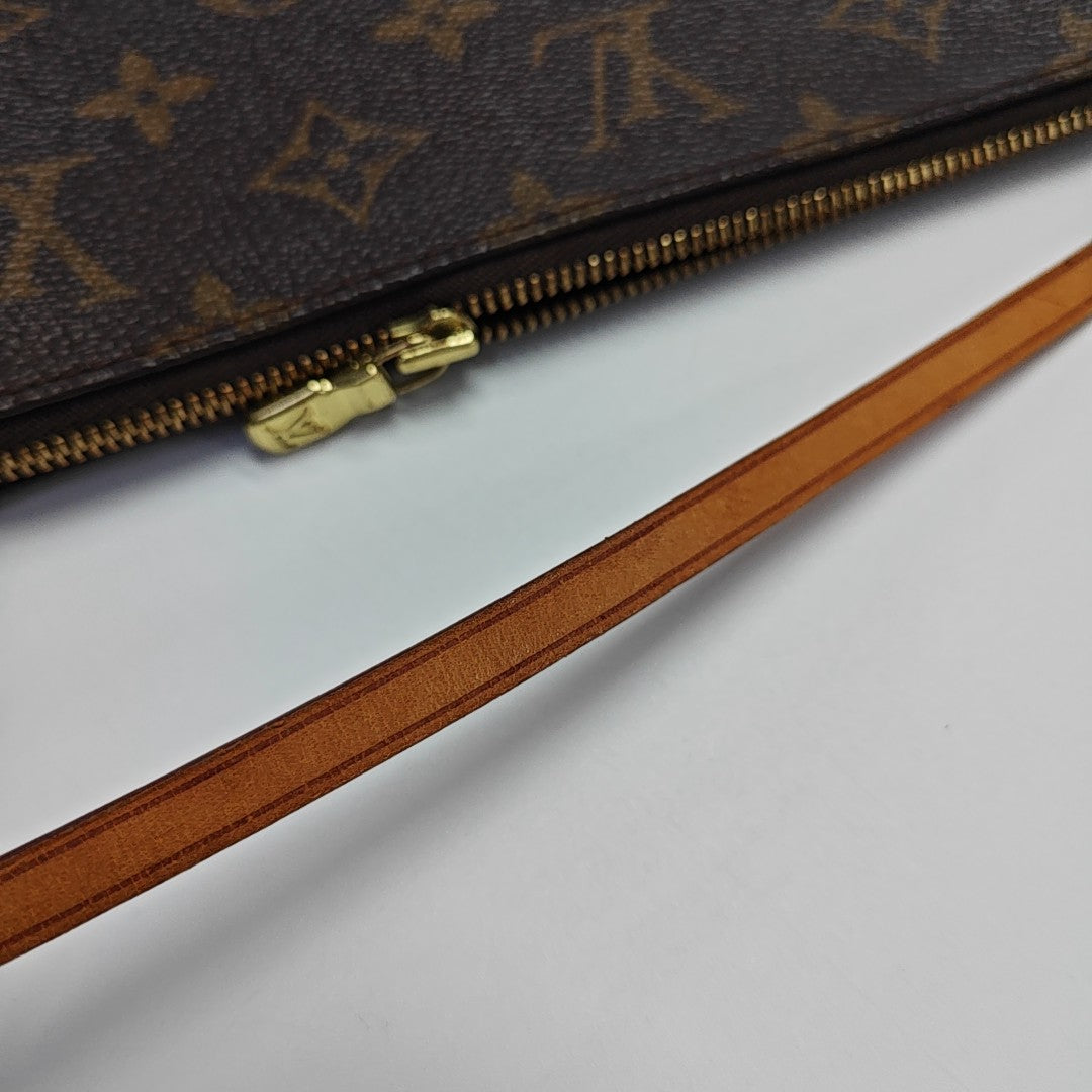 ACCESSOIRES Monogram Coated Canvas Brown