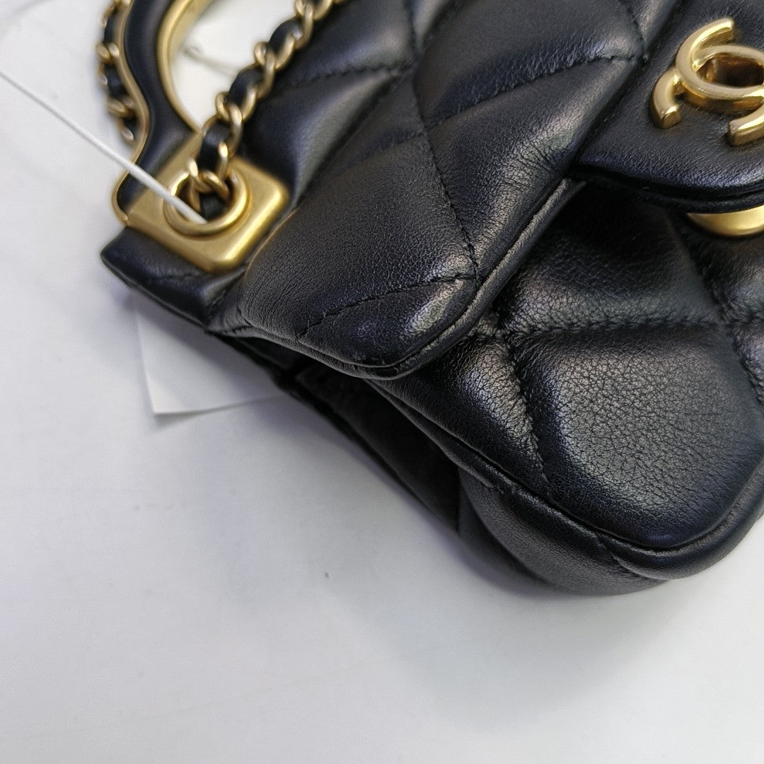 Quilted Calfskin Black
