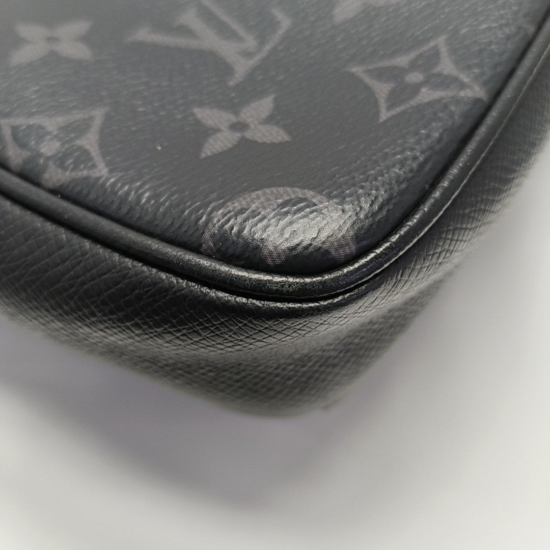 OUTDOOR PM Monogram Coated Canvas Black