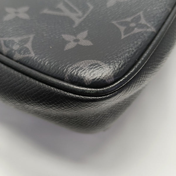 OUTDOOR PM Monogram Coated Canvas Black