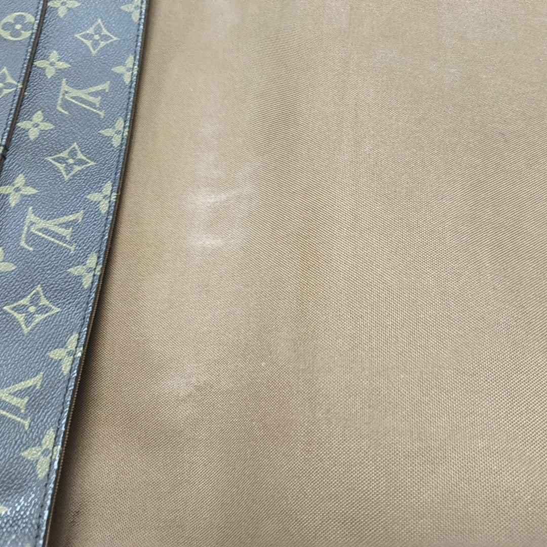 VALMY Monogram Coated Canvas Brown