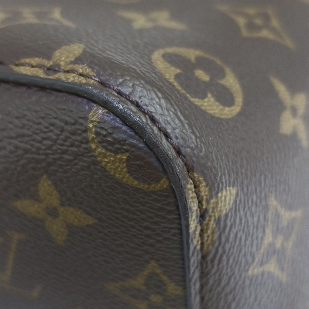 NÉONOÉ MM Monogram Coated Canvas Brown