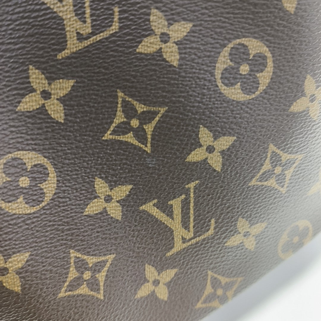 ALL IN Monogram Coated Canvas Brown