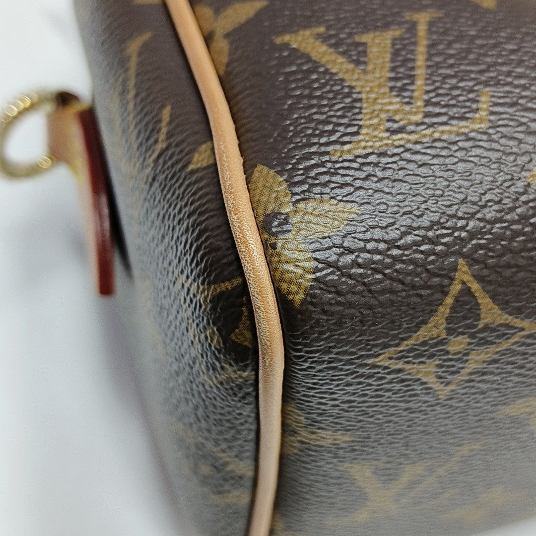 SPEEDY 20 Monogram Coated Canvas Brown