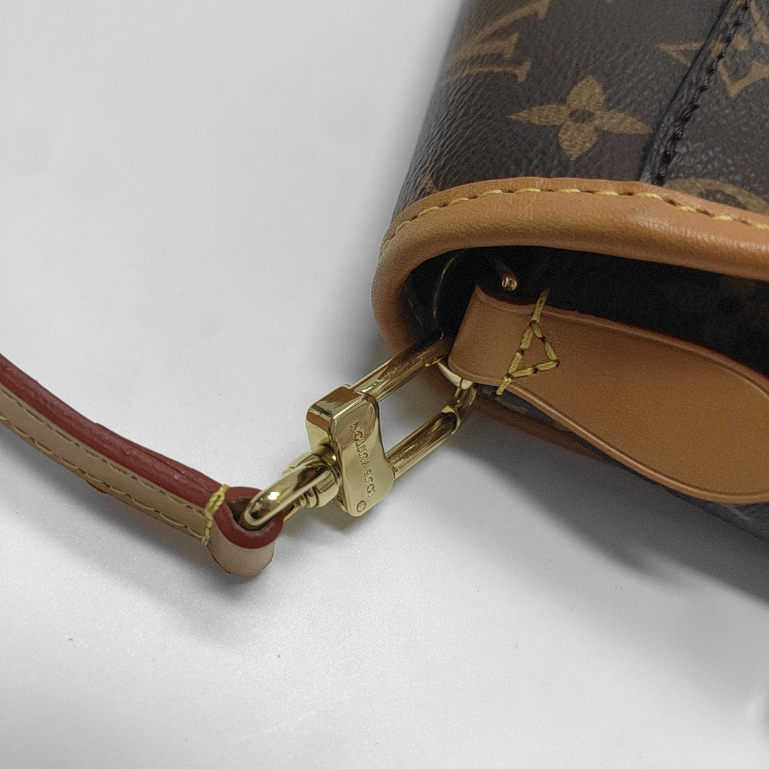 DIANE Monogram Coated Canvas Brown