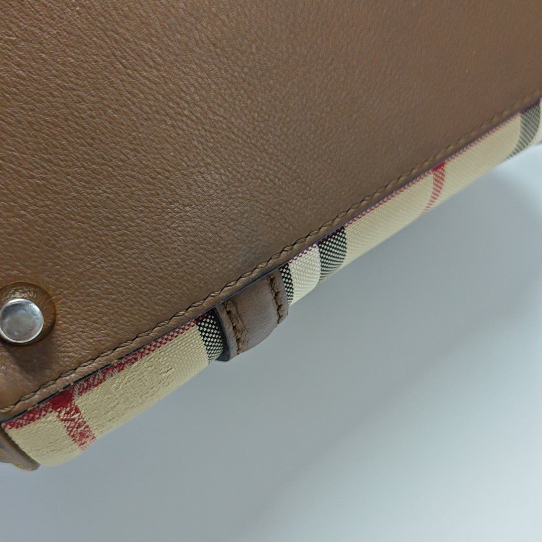 Canvas Shoulder Bag Beige