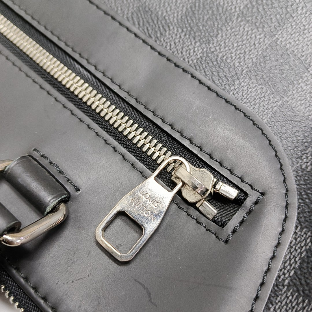 PORTE-DOCUMENTS Damier Graphite Coated Canvas Black