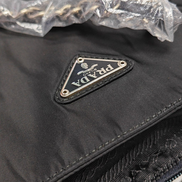Nylon Shoulder Bag Black