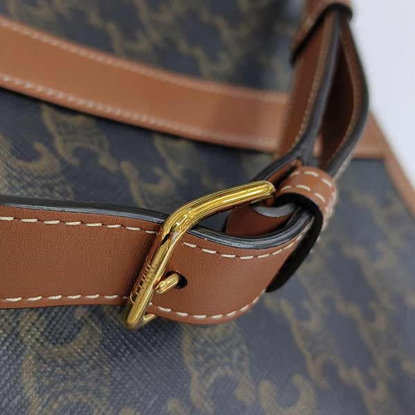 TRIOMPHE CANVAS Small Coated Canvas Brown