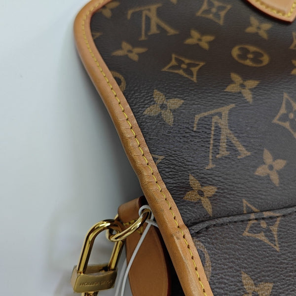 DIANE Monogram Coated Canvas Brown