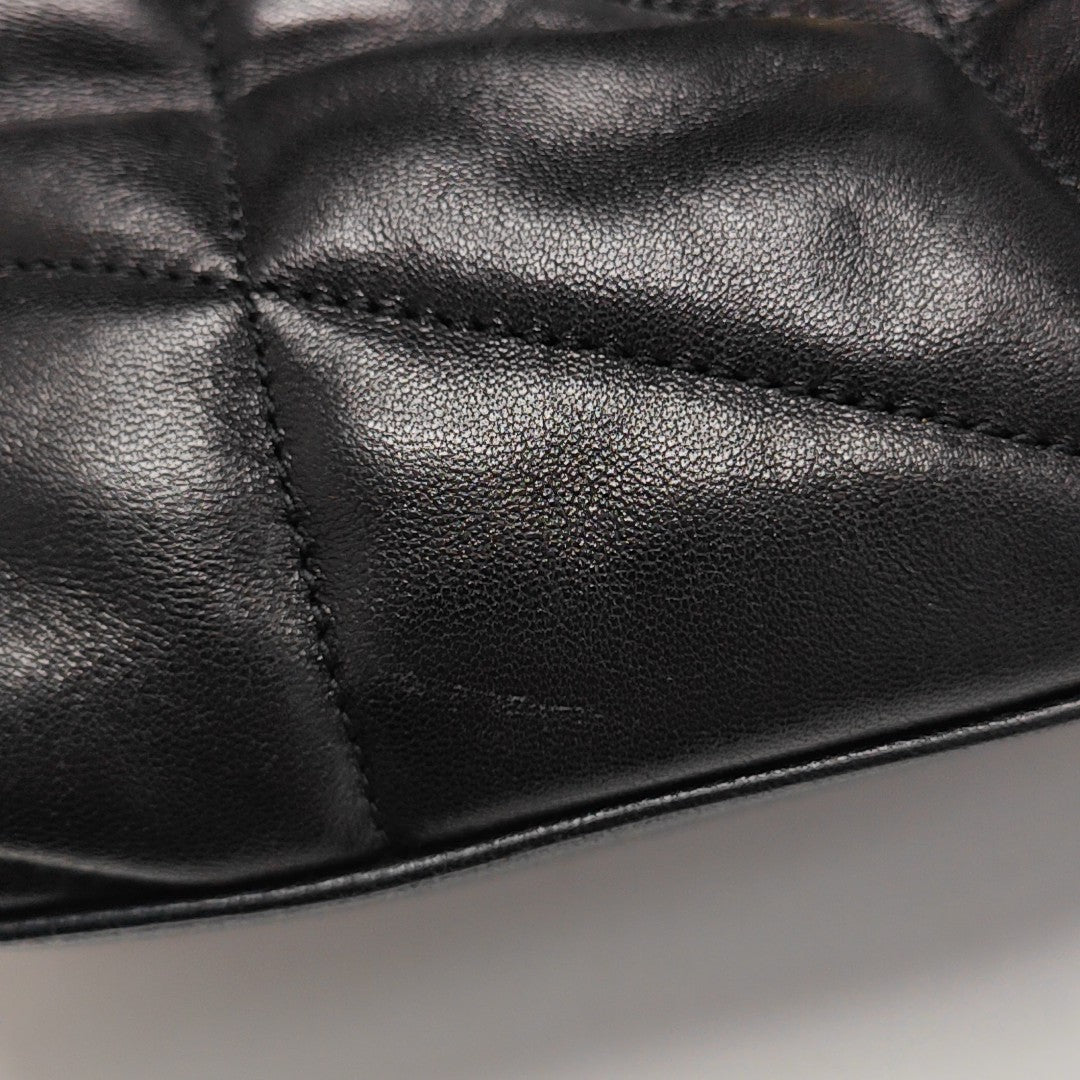 PUFFER Small Quilted Lambskin Black