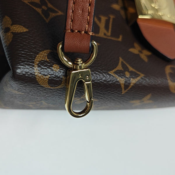 LOCKY BB Monogram Coated Canvas Brown