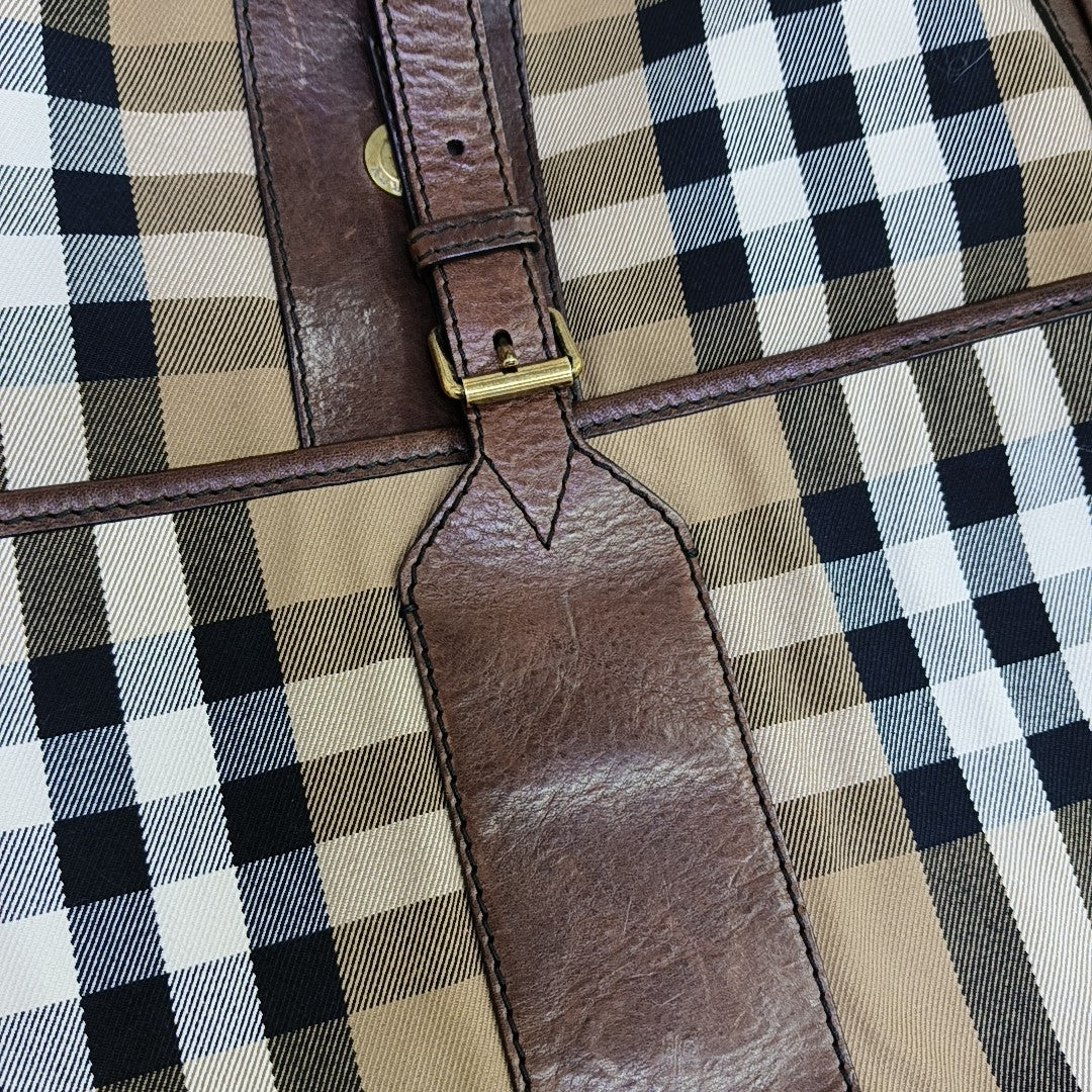 Canvas Shoulder Bag Brown