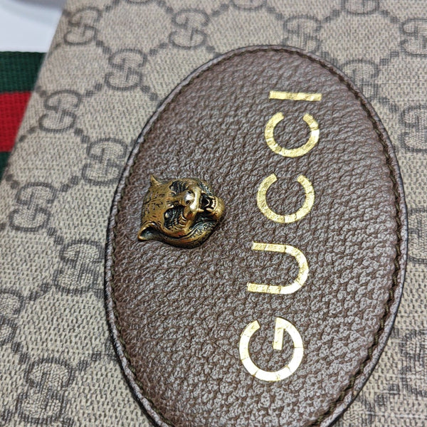 Neo Vintage Large Monogram Coated Canvas Brown