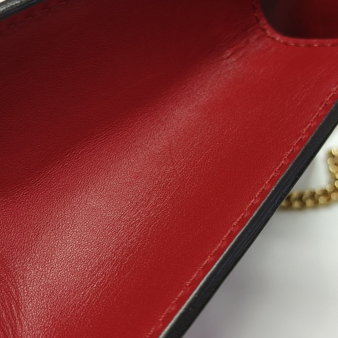 Sylvie Mini Calfskin Red