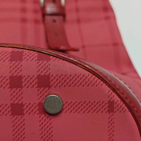Special Material Shoulder Bag Red