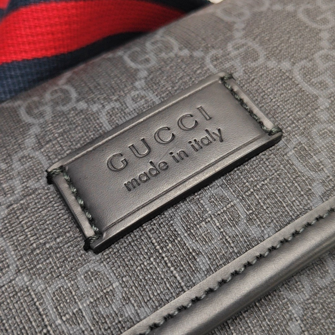 Neo Vintage Monogram Coated Canvas Black