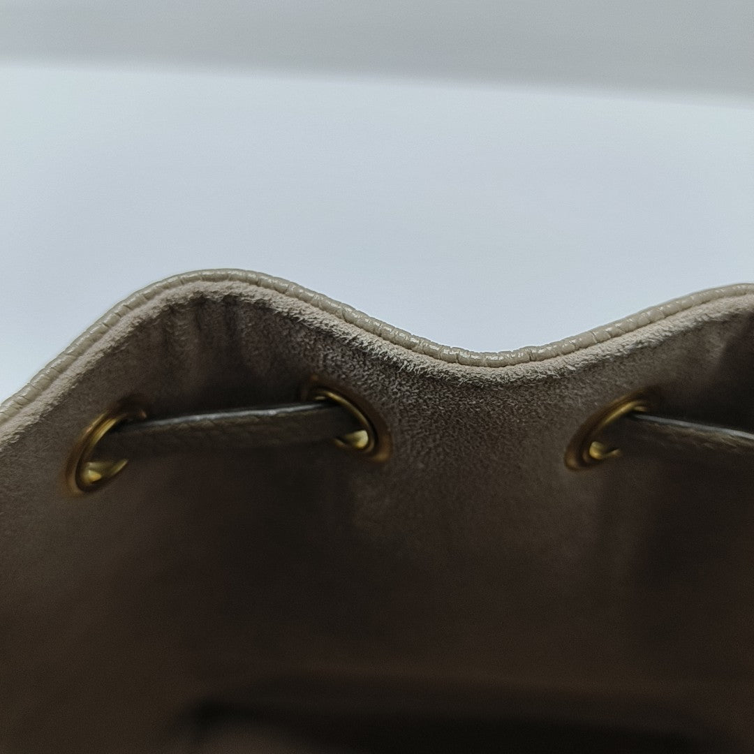 NOÉ Nano Monogram Calfskin Gray