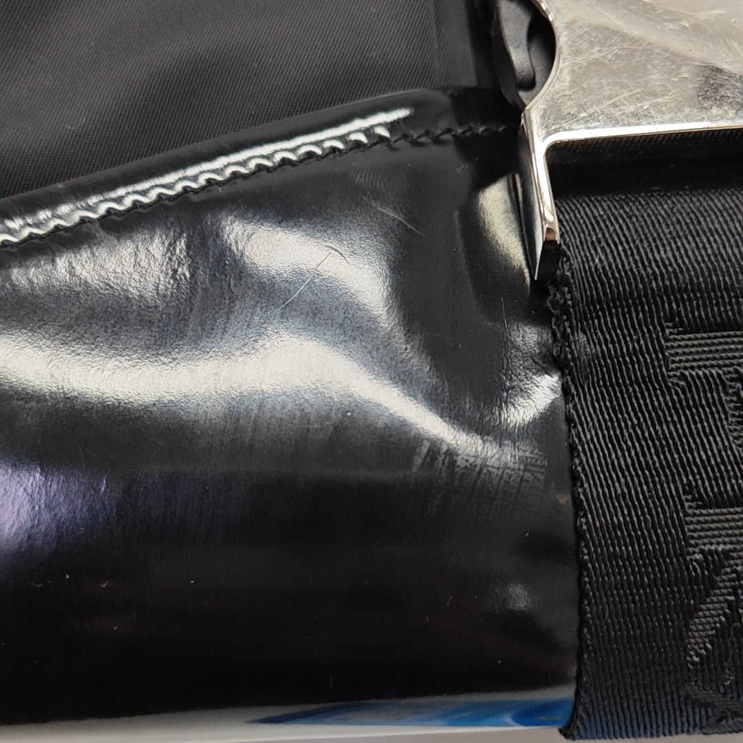 Fabric Shoulder Bag Black