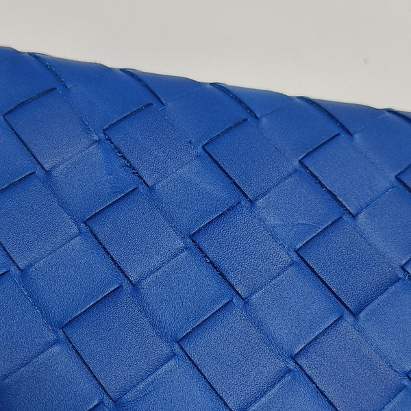 Calfskin Clutch Small Blue