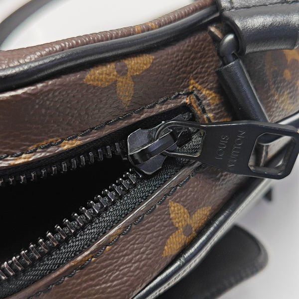 CHRISTOPHER Monogram Coated Canvas Brown