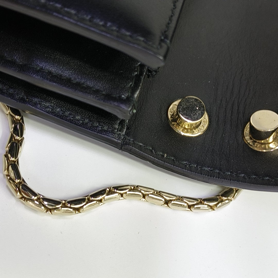 SERPENTI FOREVER Medium Quilted Calfskin Black