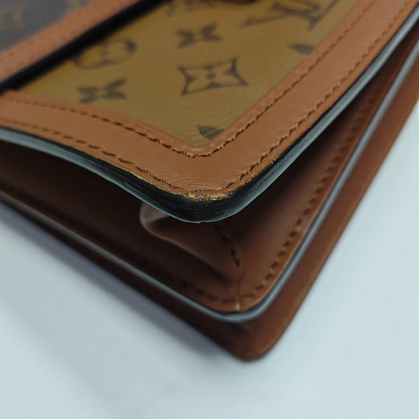 DAUPHINE MM Monogram Coated Canvas Brown