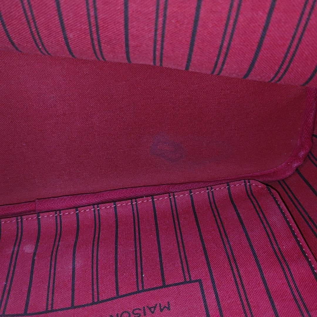 NEVERFULL MM Monogram Coated Canvas Brown