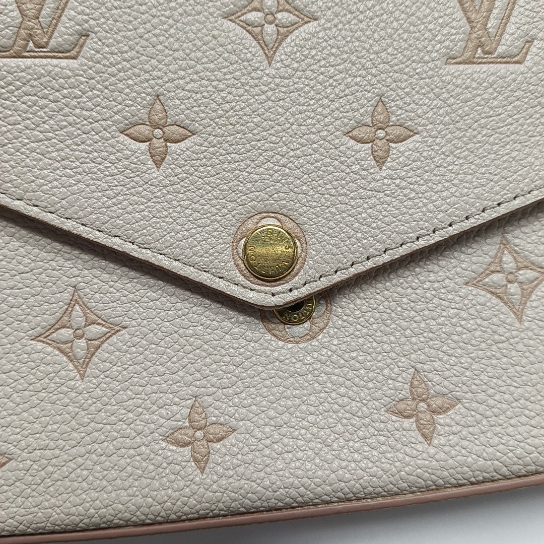 FÉLICIE Monogram Calfskin Beige