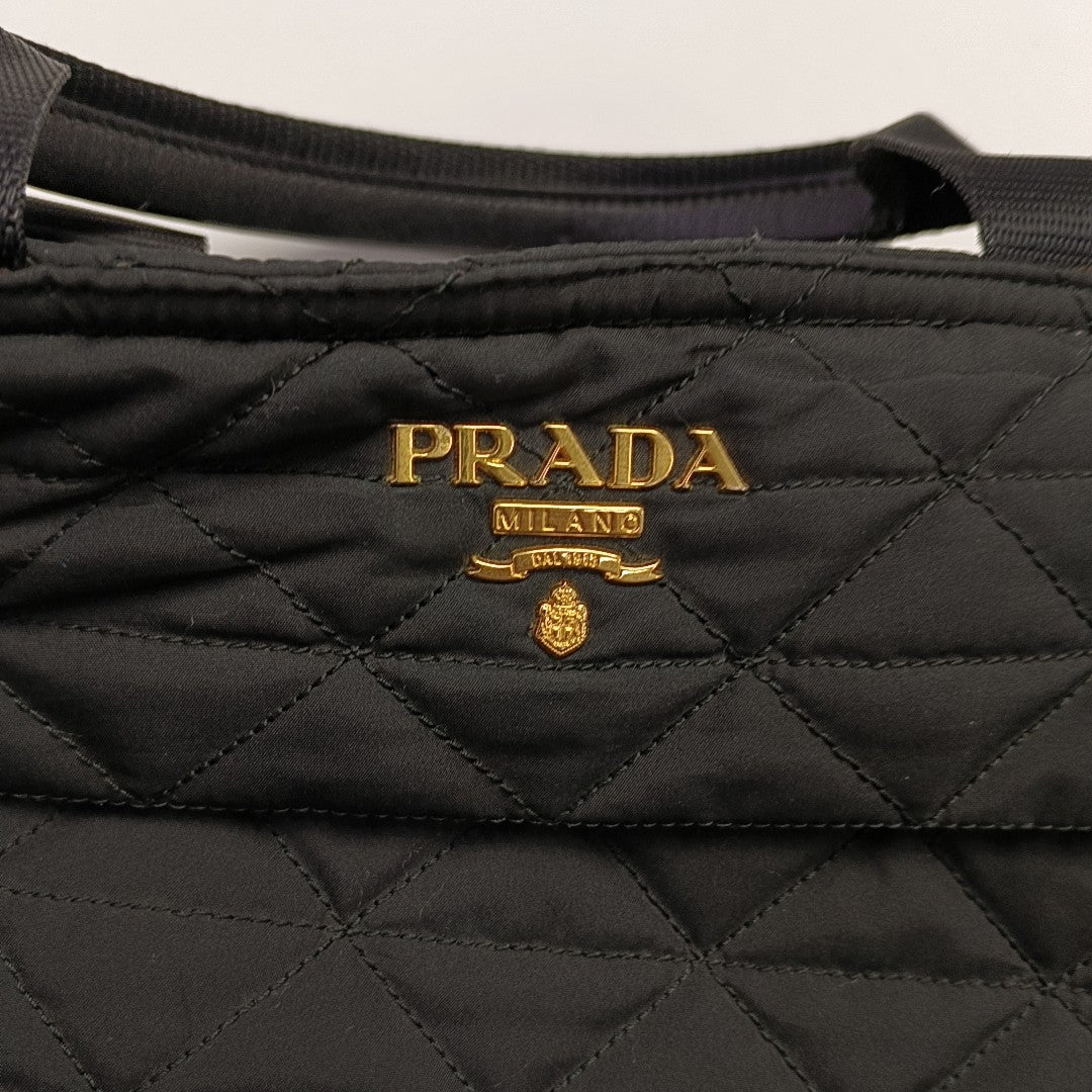 Quilted Nylon Black