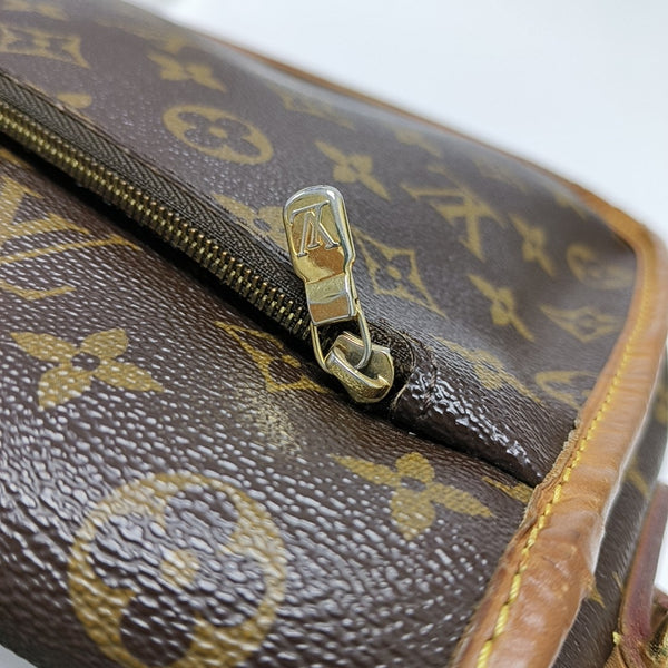 MENILMONTANT MM Monogram Coated Canvas Brown