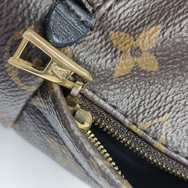 PALM SPRINGS Mini Monogram Coated Canvas Brown
