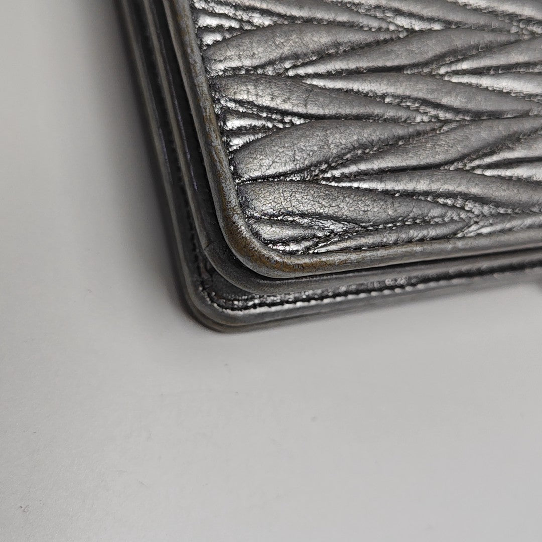Miu Délice Lambskin Silver