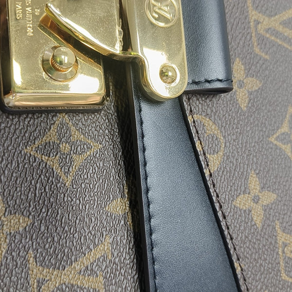 MARCEAU Monogram Coated Canvas Brown