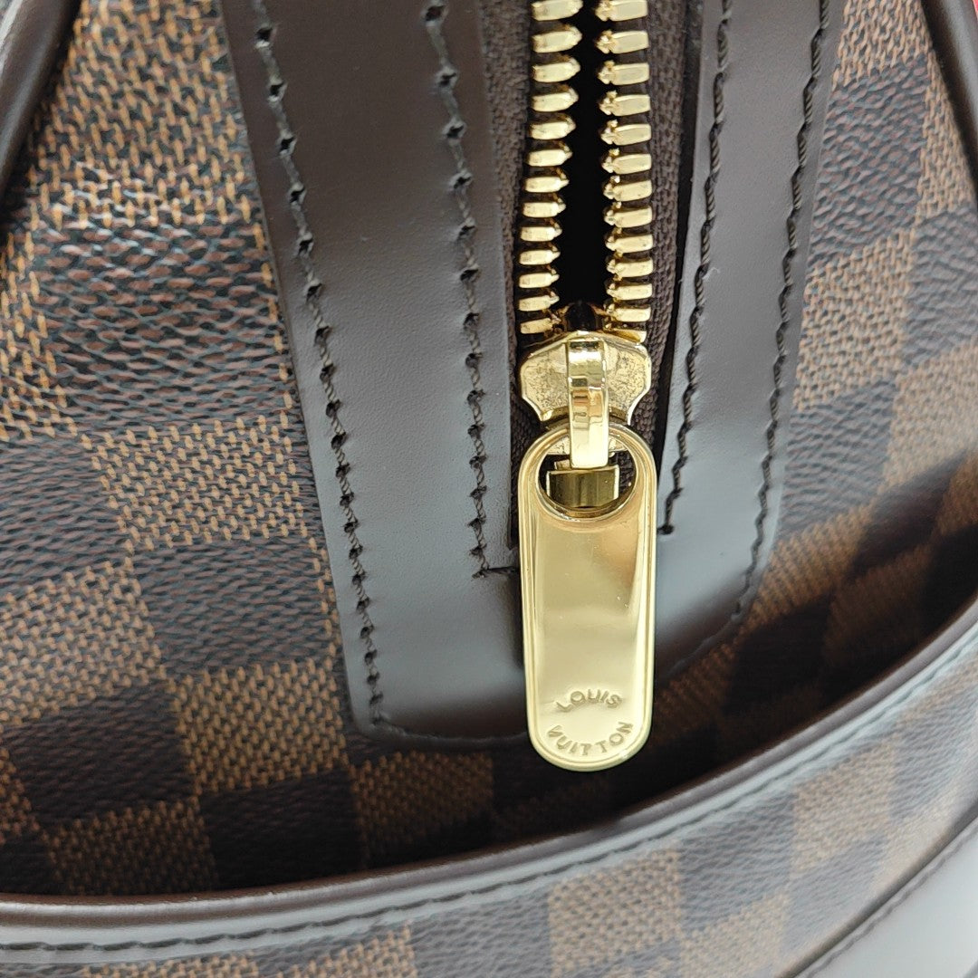BERKELEY Damier Ebene Coated Canvas Brown