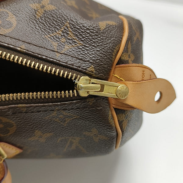 SPEEDY 30 Lona revestida Monogram marrón