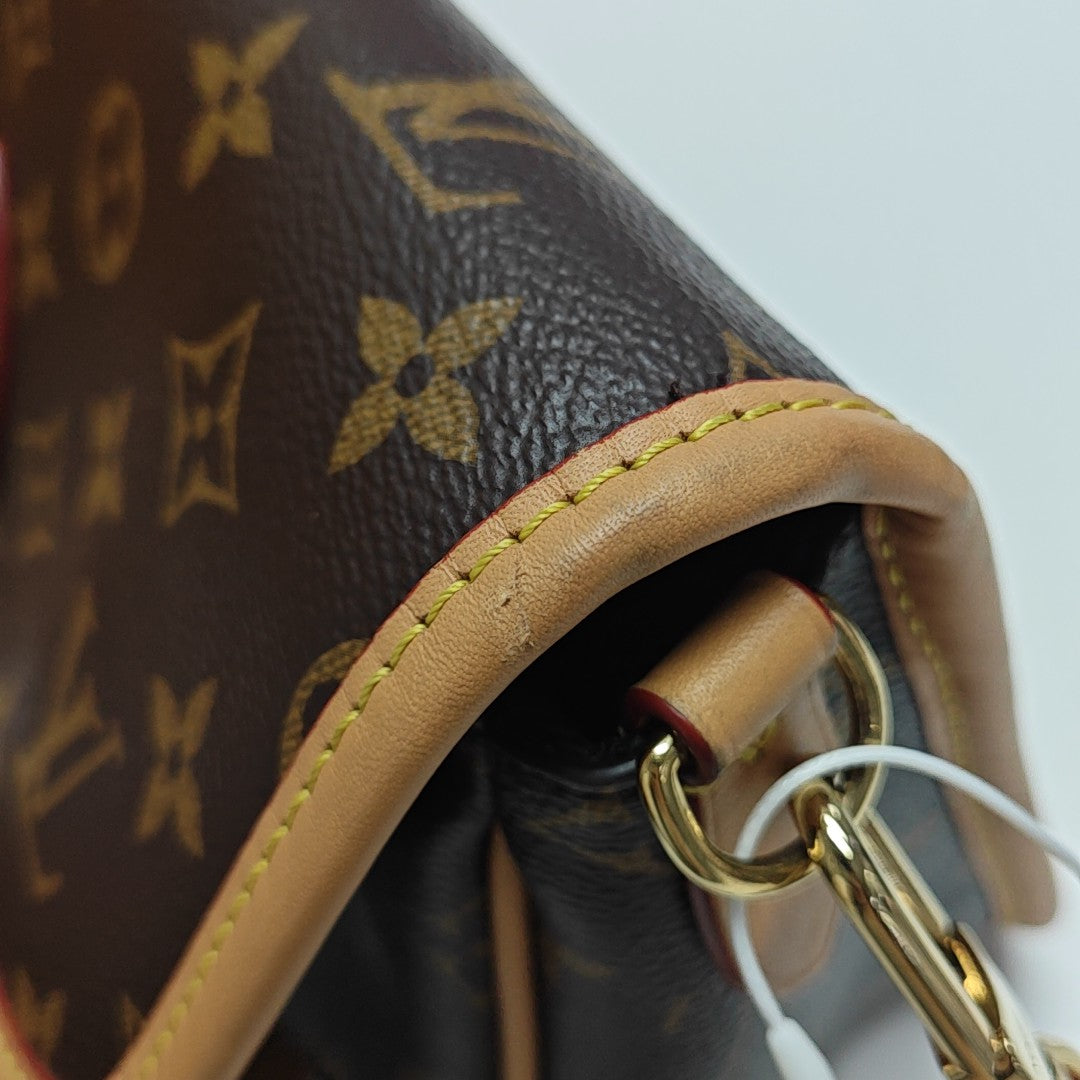 DIANE Monogram Coated Canvas Brown