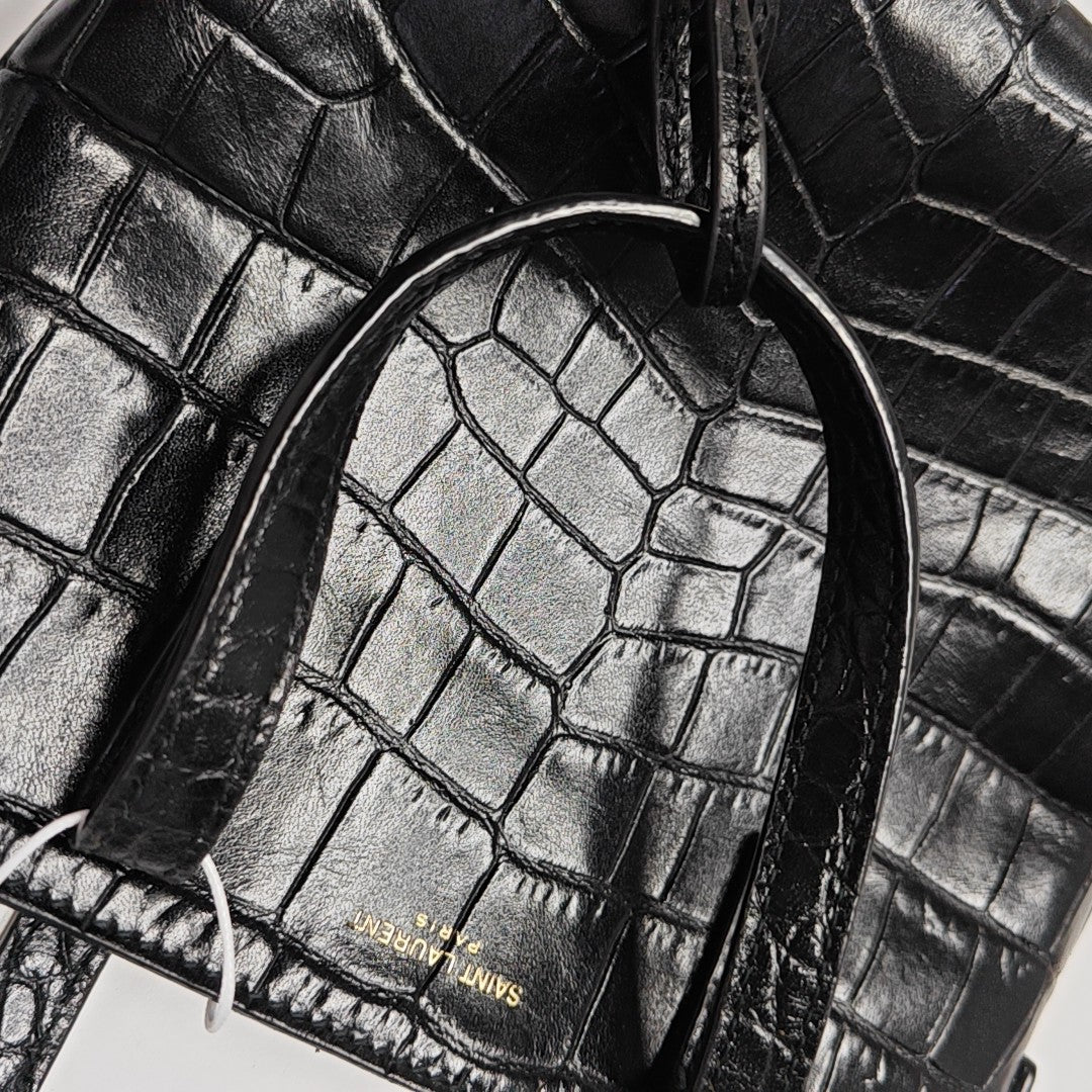 Calfskin Shoulder Bag Black