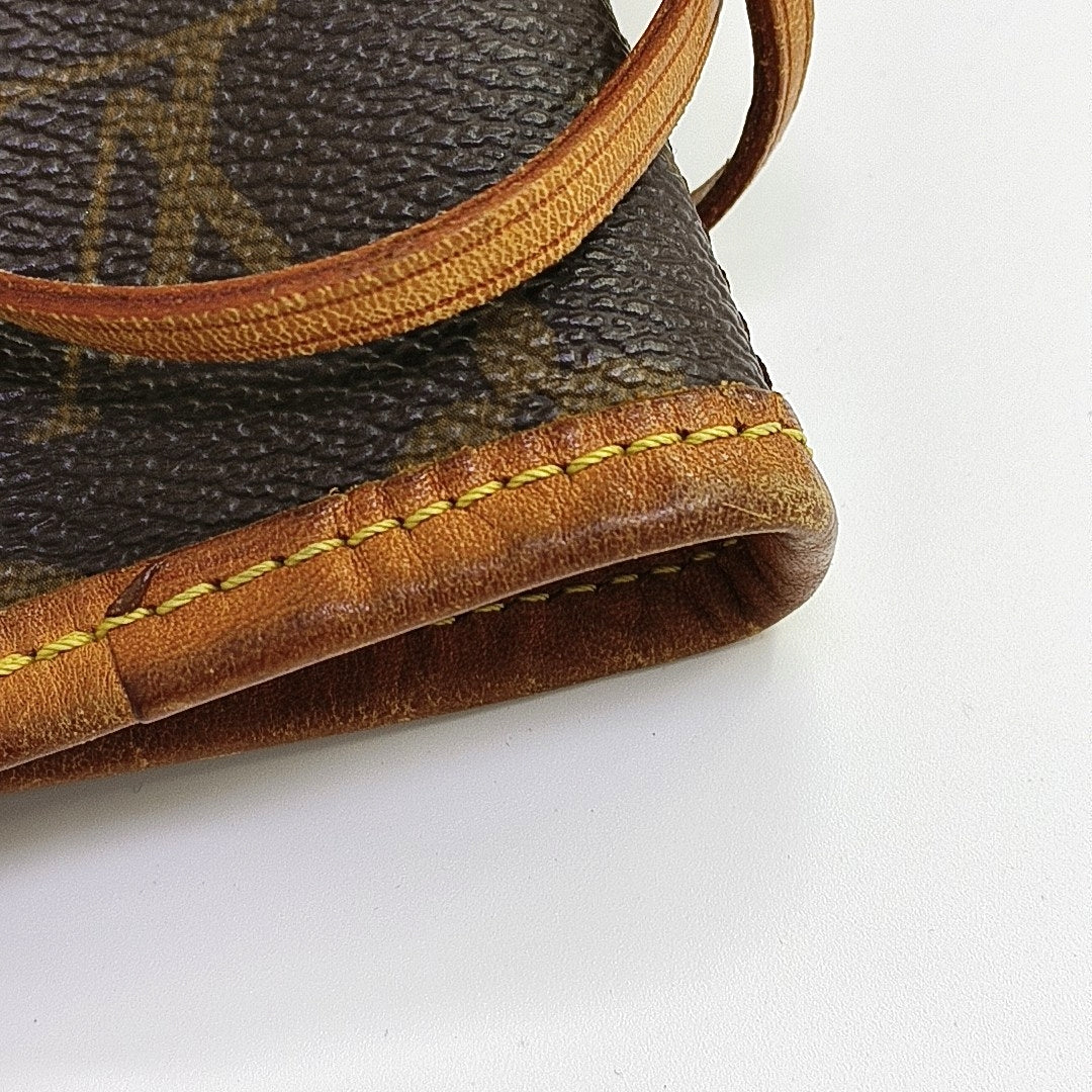 NEVERFULL MM Monogram Coated Canvas Brown