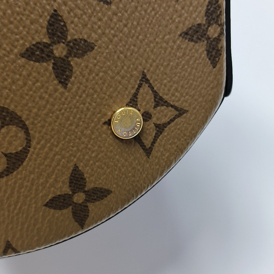 CANNES PM Monogram Coated Canvas Brown
