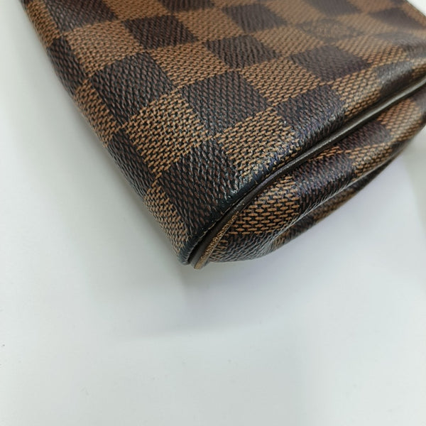 EVA Damier Ebene Coated Canvas Brown