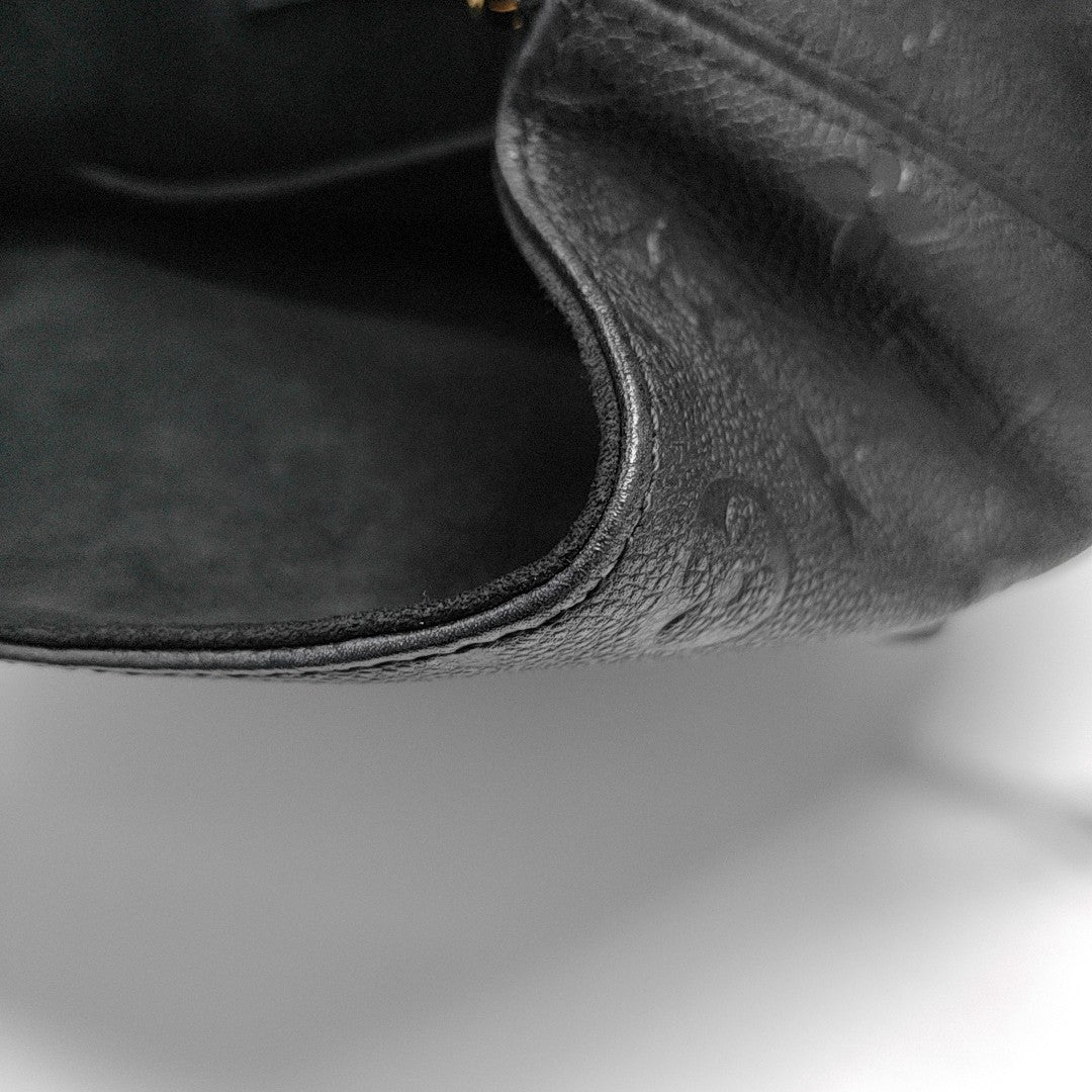 BACKUP Monogram Calfskin Black
