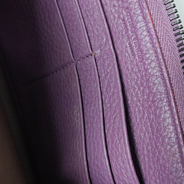 Lambskin Wallet Purple