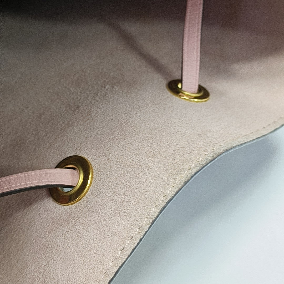 NÉONOÉ MM Monogram Coated Canvas Brown
