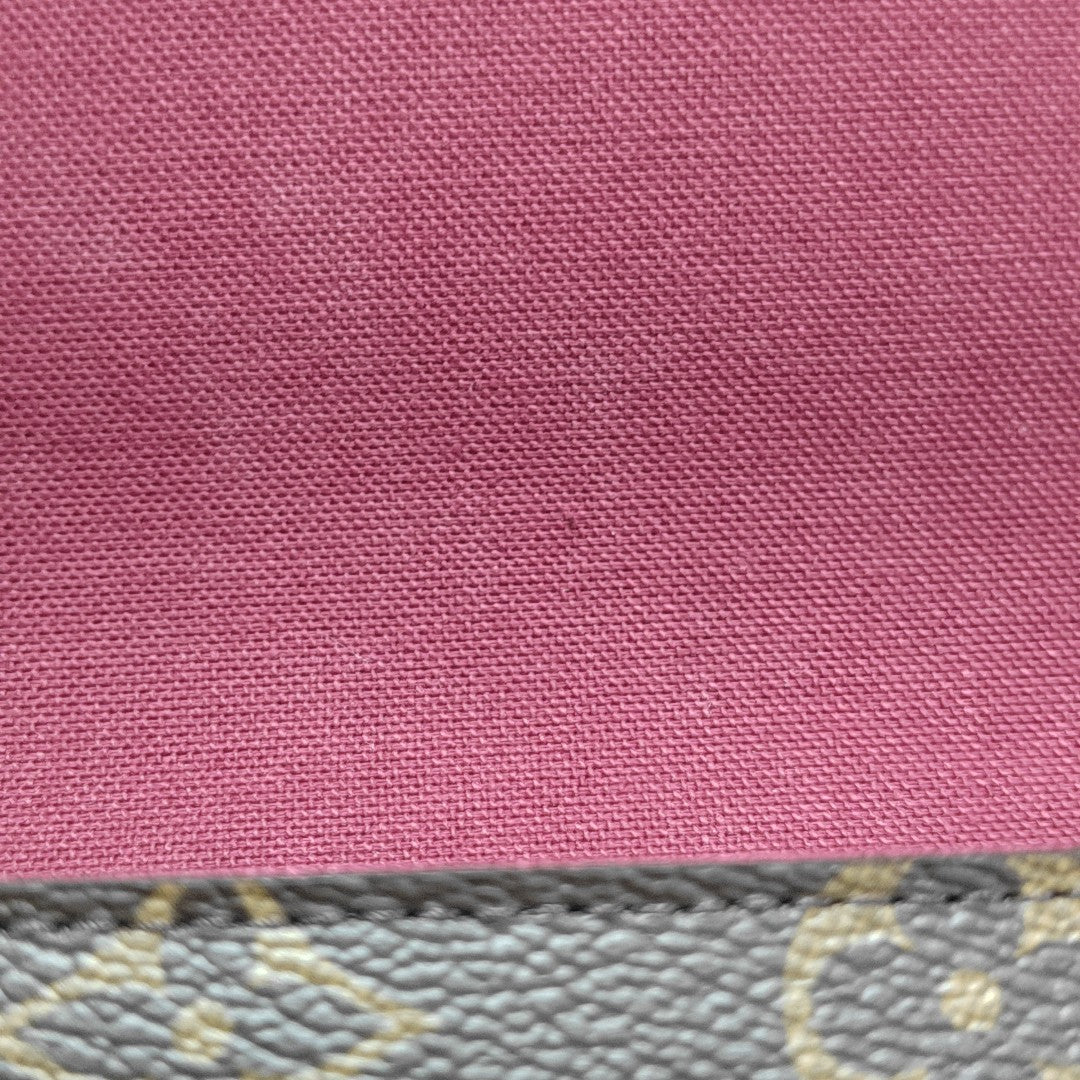 FÉLICIE Monogram Coated Canvas Brown